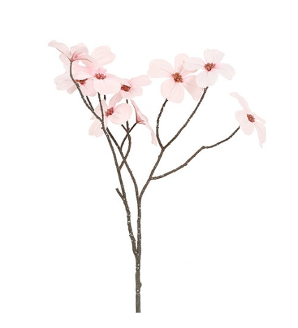 Kunstbloem Beau Cornus roze