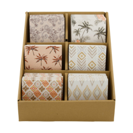 Onderzetter square ceramic 10x10x0.7cm A/6