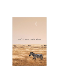 Poster A5 You'll never walk alone