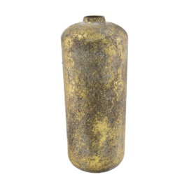 Bottle metal 14.5x14.5x35cm
