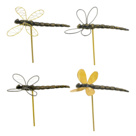Deco Dragonfly S Ass. 4 goud