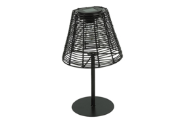 Tafellamp solar LED Hira zwart