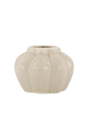 ZUSSS keramieken geurkaars beige