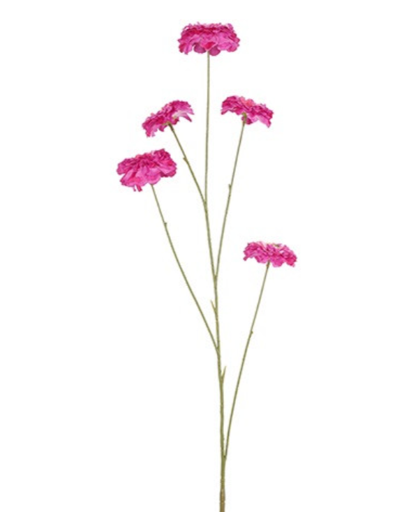 Kunstbloem bloem Zinnia paars