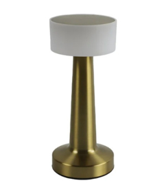 Tafellamp ro Lampa goud/wit