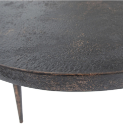 Bounds bijzettafel XL hout/metaal antique goud 40x76cm