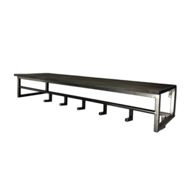 Kapstok wandplank Hally 25x32x120CM