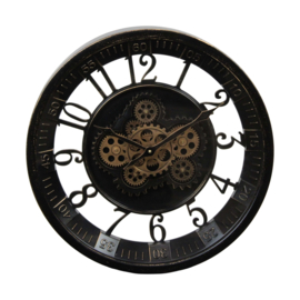 Klok metaal 46x8.5x46cm