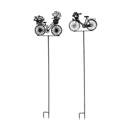 Fiets metaal op voet 28x0.8x118cm A/2