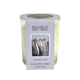 Glas Votief Kaars Laundry Line