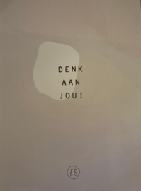 ZUSSS kaart denk aan jou off white