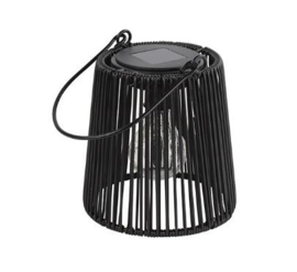 Lantaarn LED solar Luana S zwart
