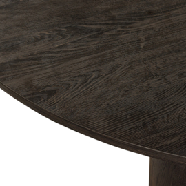 MAAN SALONTAFEL MDF DONKERBRUIN 35xØ100CM