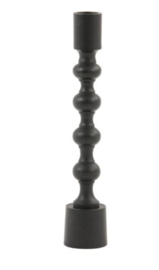 Kandelaar Ø4,5x24 cm BABIMO mat zwart