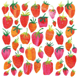 Servetten Strawberry Collage 25x25cm