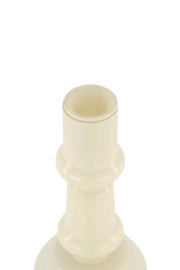 ZUSSS glazen kandelaar 18cm zand