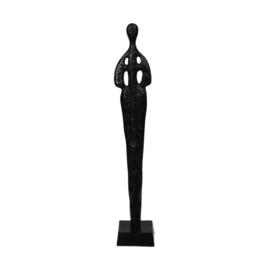 Statue aluminium 13.5x13.5x76cm
