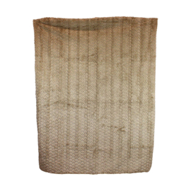 Plaid honeycomb polyester