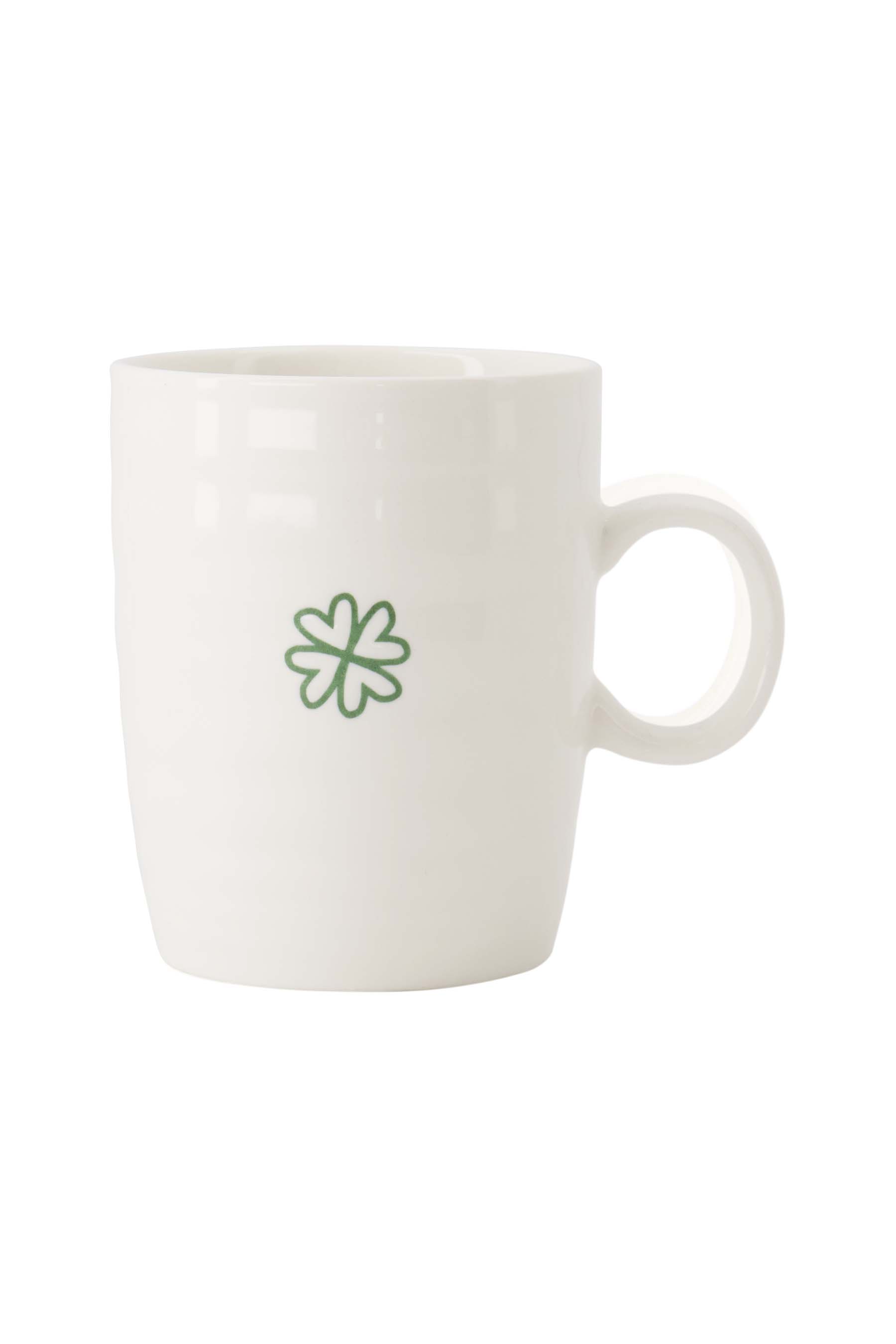 ZUSSS theemok klavertje wit/groen