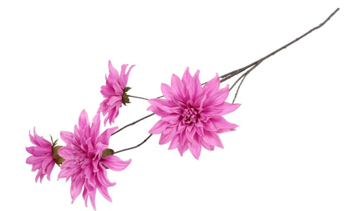 Kunstbloem Beau Dahlia elegans paars