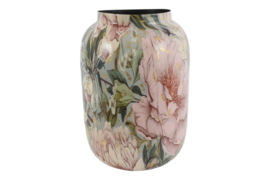 Vaas Peony S roze/wit