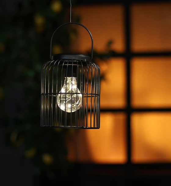 Hanglamp hoog LED solar ro Arli S anthraciet
