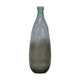 Bottle recycled glass Ø25x75cm