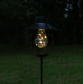 Solarlamp tuinsteker LED ro Daryl zwart