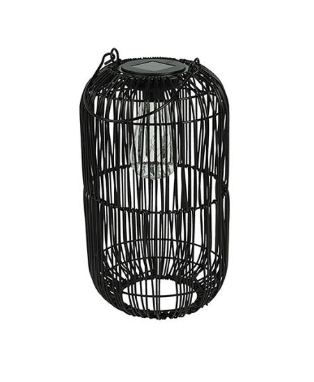 Hanglamp solar LED Giona M zwart