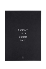 ZUSSS A4 poster good day zwart