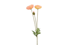 Kunstbloem Papaver roze