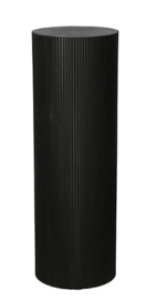 Zuil ro Gordon XL mat zwart-L40B40H120CM