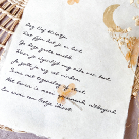 Poster gedicht "Dag lief kleintje" (A4)