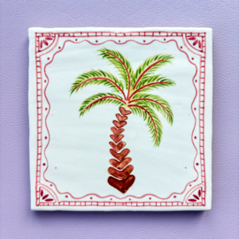 Tegeltje "Palmboom"