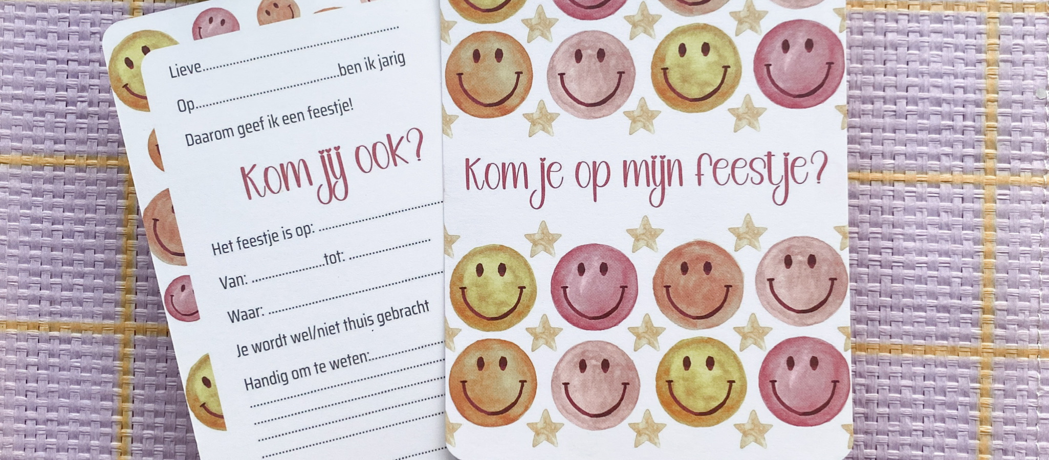 Kinderfeestje uitnodigingen
