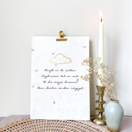 Poster gedicht "Dagdromen" (A4)