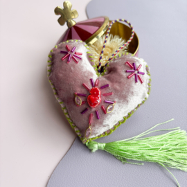Hart hanger roze (2)