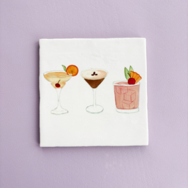 Tegeltje "Cocktails"