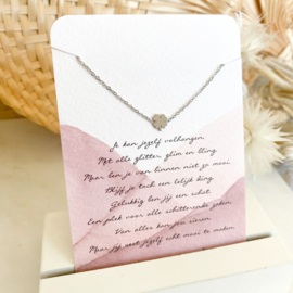 Ketting "Klavertje vier"
