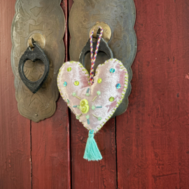 Hart hanger roze (3)