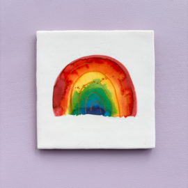 Tegeltje "Regenboog"