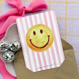 Wenskaart "Smiley"