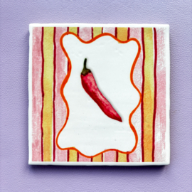 Tegeltje "Spicy"