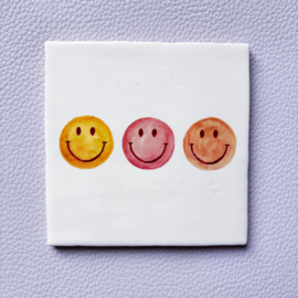 Tegeltje "Smileys"