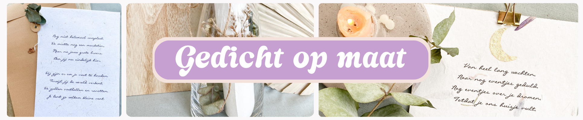 Gedicht op maat
