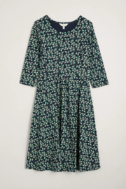 Seasalt April Jersey Dress Sweet Leaves Maritime Stem