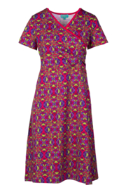 LaLamour Classic Cross Dress Flower purple/ pink