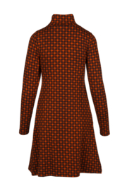 LaLamour Flared Dress Turtle Neck brown umbre