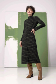 ZILCH Dress Long grid pesto