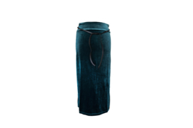 Mooi Vrolijk Skirt Nice Long - Basic Medium Blue Steam Velvet